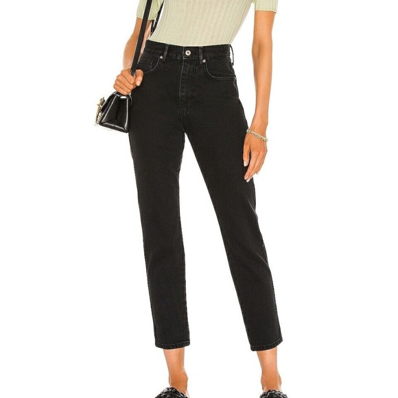 Free People Denim - Free people We the free stove pipe High Waist BLACK DENIM Jeans